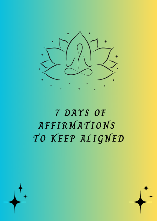 7 Day Affirmation spiral cards book